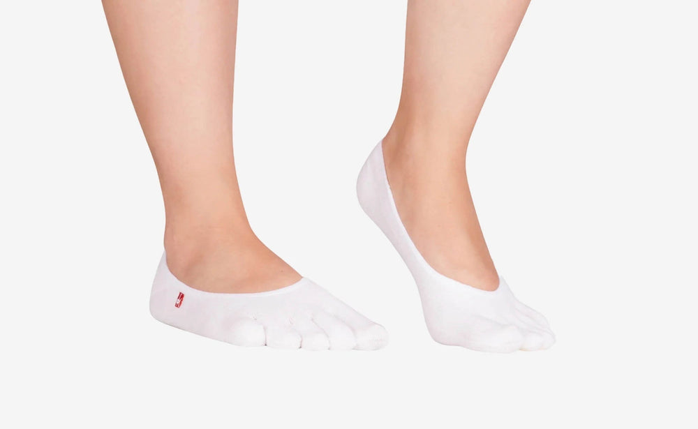 Toe Socks Invisible (1 Pair Pack) - White